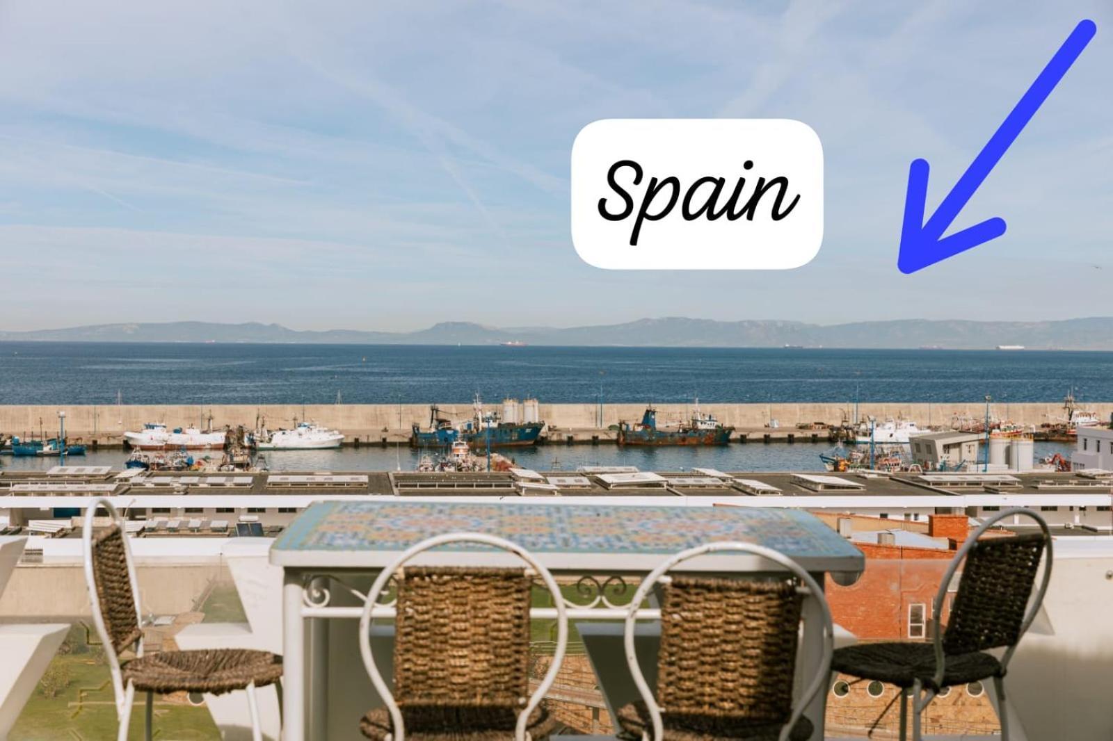 Riad Villa With Mediterranean Sea Views Of Spain And Gibraltar Tanger Ngoại thất bức ảnh